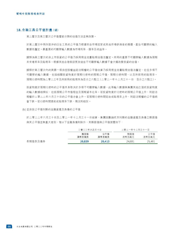 2022中期報告 - Page 68