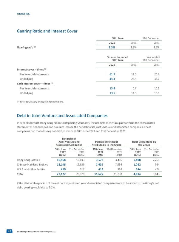 2022 Interim Report - Page 50