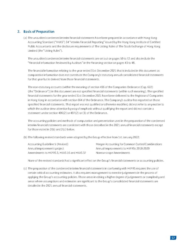 2022 Interim Report - Page 59