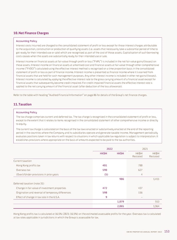 2022 Annual Report - Page 155