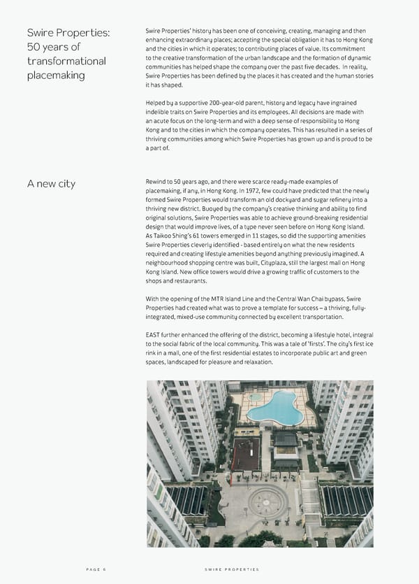 Swire Properties Corporate Brochure 2022 EN - Page 8