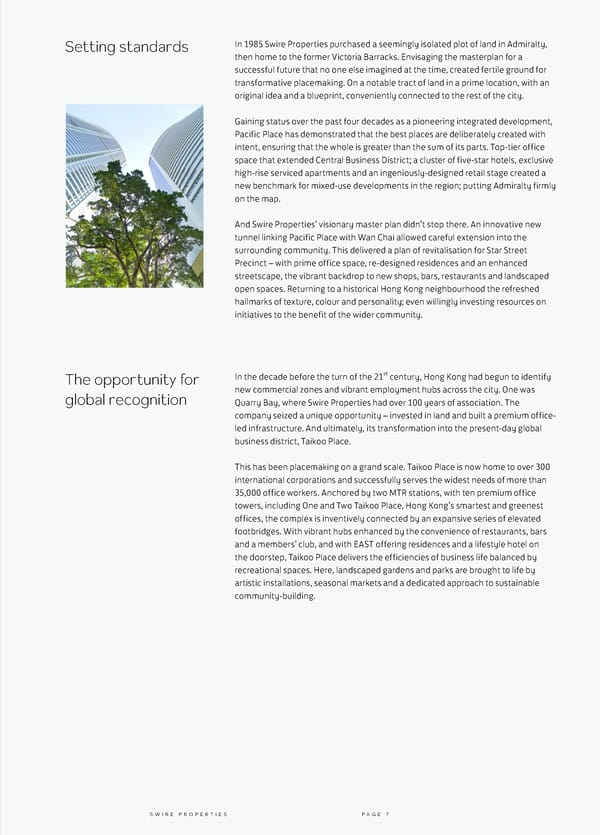 Swire Properties Corporate Brochure 2022 EN - Page 9