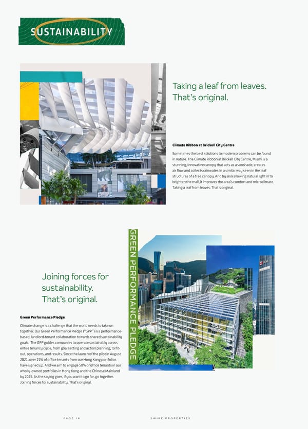 Swire Properties Corporate Brochure 2022 EN - Page 18