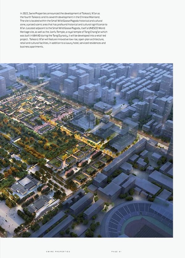 Swire Properties Corporate Brochure 2022 EN - Page 83