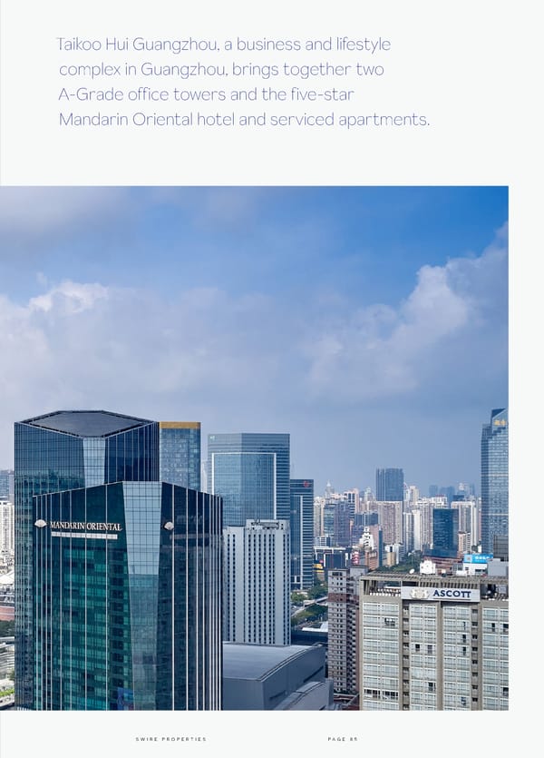 Swire Properties Corporate Brochure 2022 EN - Page 87