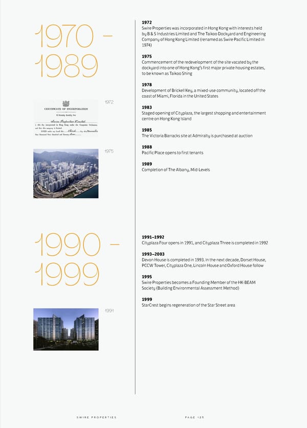 Swire Properties Corporate Brochure 2022 EN - Page 127