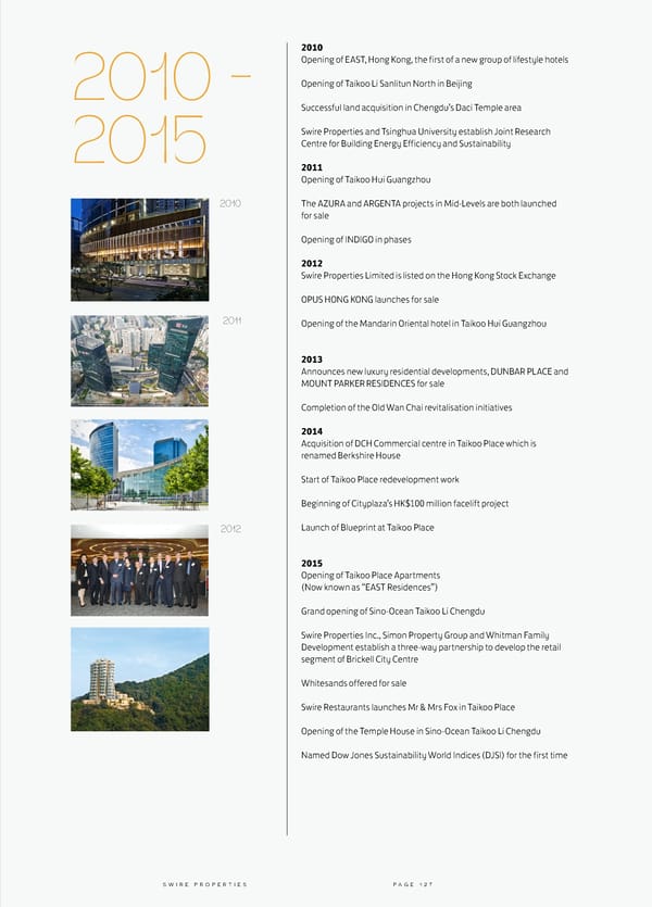 Swire Properties Corporate Brochure 2022 EN - Page 129