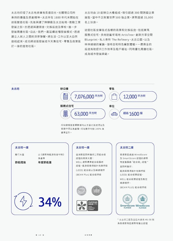 Swire Properties Corporate Brochure 2022 TC - Page 50