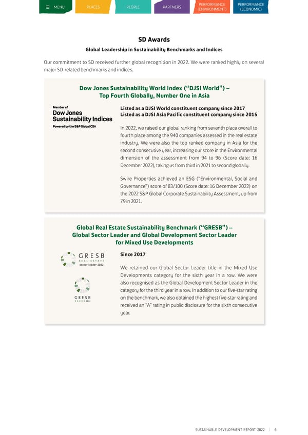 Sustainable Development Report 2022 - Page 6