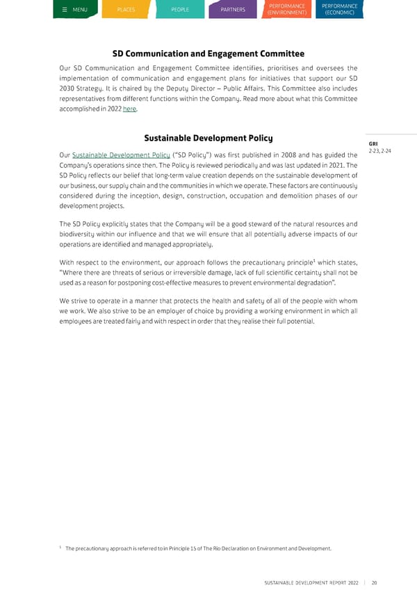 Sustainable Development Report 2022 - Page 21