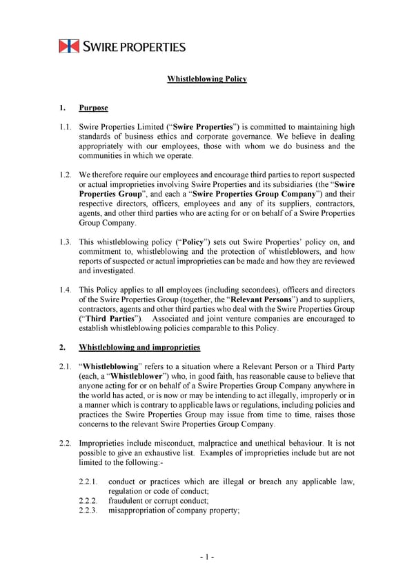 Whistleblowing - Page 1